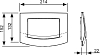 Кнопка смыва Tece Ambia 9240126 хром