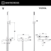 Смеситель для ванны с душевым комплектом Whitecross Y Y1231GL золото