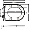 Крышка-сиденье BelBagno BB2002SCsk с микролифтом петли хром