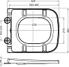 Крышка-сиденье BelBagno Alpina BB309SC с микролифтом