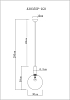 Подвесной светильник Arte Lamp Bolla-Sola A3035SP-1GO