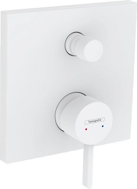 Смеситель для ванны с душем Hansgrohe Finoris 76416700, матовый белый