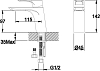 Смеситель для раковины Orans OLS-K1078, белый