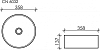 Раковина накладная 36 см Ceramica Nova Element CN6032, белый