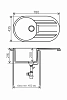 Кухонная мойка Tolero TL-780 №911 черный черный