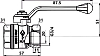 Шаровый кран Bugatti New Jersey 910 3/4 вн-вн рычаг