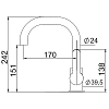 Смеситель для раковины Laparet Legna N4013302LPT хром