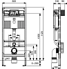 Инсталляция TECE TECEprofil UNI 2.0 с безободковым унитазом GSI Pura 881511, крышка микролифт, 9300302/9200010/9380014/881511/FISR2/MS86CSN11