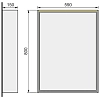 Зеркало Raval Frame Fra.02.60/DT коричневый