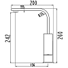 Смеситель для раковины Laparet Geo N4014402LPT хром