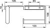 Держатель туалетной бумаги Keuco Plan 14973010000 хром