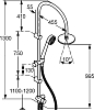 Душевая стойка Kludi Zenta dual shower system 6167705-00