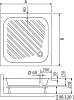 Душевой поддон RGW B/CL-S-A 16180199-51-A 90x90 см, белый