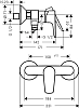 Смеситель для душа Hansgrohe Talis E 71760000, хром