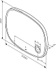Зеркало AM.PM Func с подсветкой 100 M8FMOX1003SA