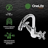 Смеситель для раковины OneLife P03-008cr хром