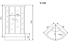 Кабина душевая Timo Standart T-1190