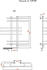 Полотенцесушитель электрический Тругор Грация эл ТЭН 80*60 (ЛЦ7)