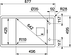 Кухонная мойка 88 см Franke Fresno FSG 611 114.0593.108, оникс