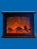 Фигурка светодиодная «Камин» 21x28см Uniel ULD-L2821-005/DNB/Red Brown Fireplace UL-00007291