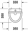 Писсуар Duravit Starck-3 0822350000