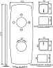 Смеситель термостатический Jaquar ARC-CHR-87683K