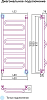 Полотенцесушитель водяной Сунержа Элегия 100x40