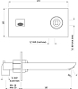 Смеситель для раковины Artize Lexa LEX-CHR-67233