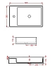 Раковина накладная ArtCeram Scalino SCL003 14 00 красный