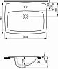 Раковина 60 см Kolo Nova Pro M31861000