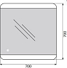 Зеркало BelBagno SPC-CEZ-700-600-LED-BTN