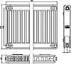 Радиатор стальной Kermi FKO 120407 тип 12