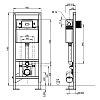 Инсталляция для унитаза Villeroy&Boch ViConnect 9224 6500 (92246500), усиленная