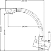 Смеситель Seaman Barcelone SSL-5382 Mist для кухонной мойки