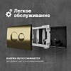 Инсталляция Diwo для унитаза 4501, кнопка смыва 7315 золотая, 4501/7315