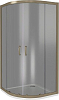 Душевой уголок 120х120 см Good Door Jazze R-120-B-BR ДЖ00038 стекло тонированное