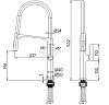 Смеситель для кухни Paulmark Barrel Ba214029-AN черный