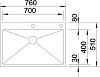 Кухонная мойка Blanco Zerox 700-IF/A 521631
