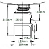 Измельчитель отходов Insinkerator ISE 65 черный