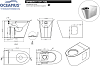 Напольный унитаз Oceanus 1-011.1(S), нержавеющая сталь