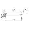 Полка CeramaLux Loft 53911 хром