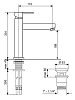 Смеситель для раковины Emmevi Sicily 38003BIGCR хром