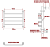Полотенцесушитель водяной Ника Trapezium ЛТ 50/60-4