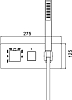 Термостат RGW Shower Panels SP-44-01 с внутренней частью для душа