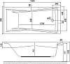 Акриловая ванна Excellent Palace Smart 180х80 WAEX.PAL18.SMART