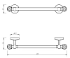 Полотенцедержатель Migliore Amerida 16587 хром