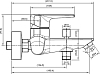 Смеситель Villeroy & Boch Subway 2.0 TVT10200300061 для ванны с душем, хром