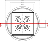 Душевой трап Pestan Confluo Standard Square 4 Mask 13000084, хром