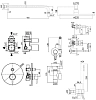 Смеситель для ванны с душем Paffoni KIT LIG KITZLIG015CR006 хром