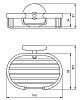 Мыльница Novaservis Novatorre 1 6148.0 хром